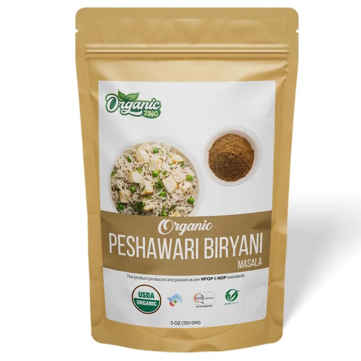 Shoprythm Organic Spices 150g Organic Peshawari Biryani Masala